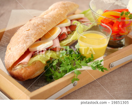 Baguette沙拉午餐托盤鬆脆 Baguette沙拉午餐托盤鬆脆 19851305