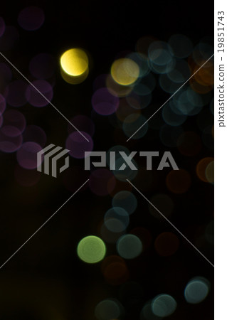 Lights out of focus, lens blur (lights, city) Lights out of focus, lens blur (lights, city) 19851743