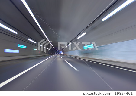 Tunnel of the new Tomei Expressway Tunnel of the new Tomei Expressway 19854461