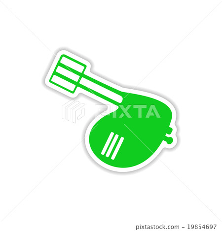 icon sticker realistic design on paper mixer icon sticker realistic design on paper mixer 19854697