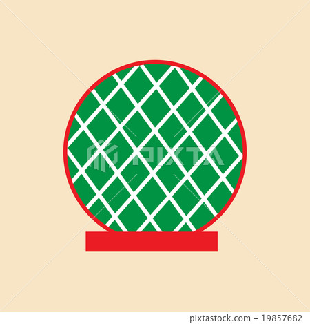 flat icon on white background  Arab hotel 19857682