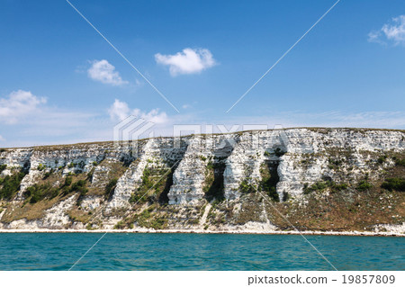 Coastal landscape with white cliffs near Balchik Coastal landscape with white cliffs near Balchik 19857809