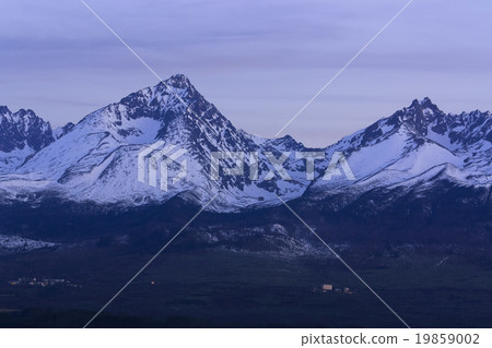Gerlachovsky Stit of night panorama 19859002