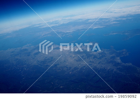 從瀨戶內海上空的天空 19859092