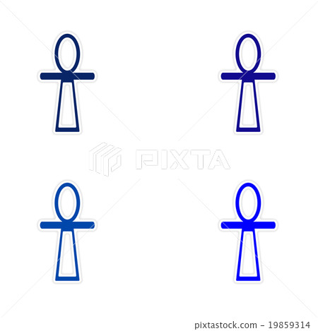 assembly realistic sticker design on paper ancient assembly realistic sticker design on paper ancient 19859314