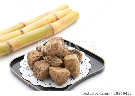 Brown sugar and sugarcane Brown sugar and sugarcane 19859432