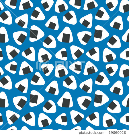 Rice ball patterns - seamless - Stock Illustration [19860028] - PIXTA