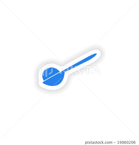 icon sticker realistic design on paper ice cream icon sticker realistic design on paper ice cream 19860206