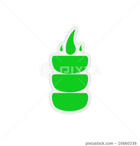 icon sticker realistic design on paper coals icon sticker realistic design on paper coals 19860336