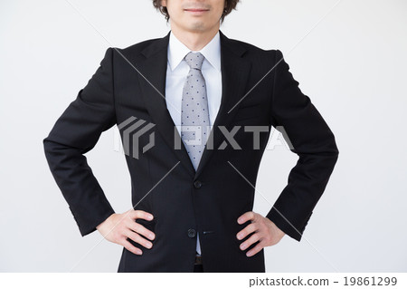 商人不露面的身體部位 19861299