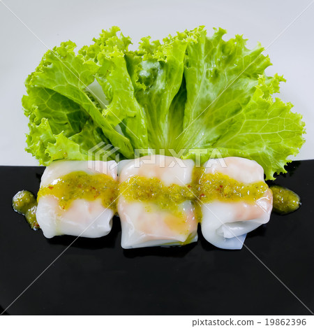 Buffet style food in trays -  19862396