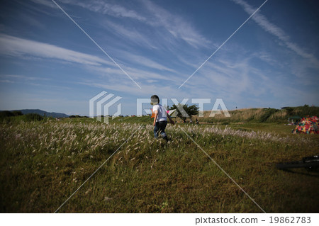 A boy in the steppe 19862783