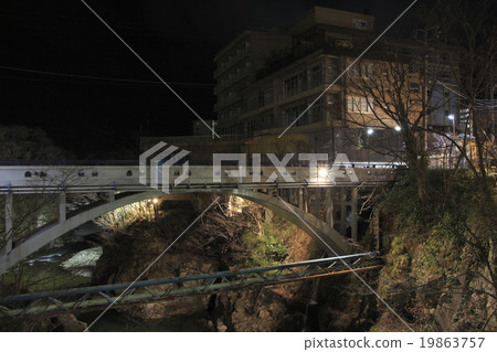 Mizuki Onsen Town "Mizukami Bridge" Mizuki Onsen Town "Mizukami Bridge" 19863757