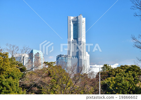 Minato Mirai 21 (From a nursery suspension bridge) 19866602