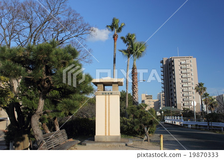 明石留在中崎遊樂園（兵庫縣明石市無線電塔）的無線電塔 19870333
