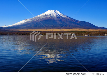 富士山和山中湖子 富士山和山中湖子 19870337