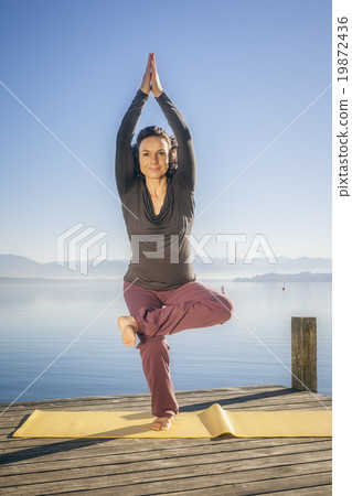 yoga woman yoga woman 19872436