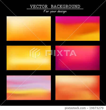 Abstract blurred vector backgrounds 19873279