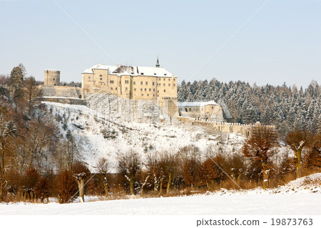 Cesky Sternberk Castle in winter, Czech Republic Cesky Sternberk Castle in winter, Czech Republic 19873763