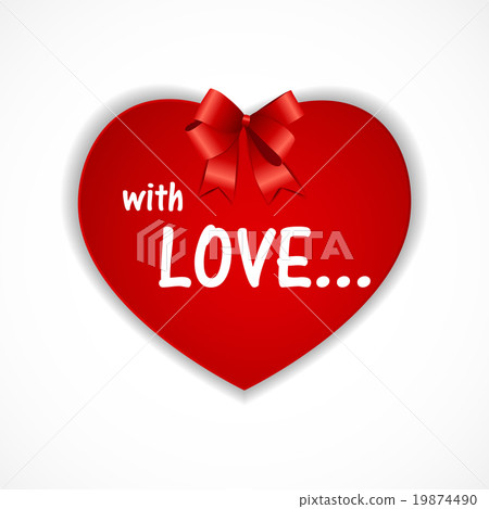 St Valentines  Day Greeting Card Vector 19874490