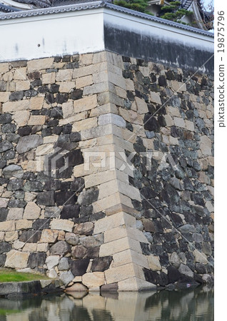 Ishigaki of Kishiwada castle (Kishiro cho, Kishiwada city, Osaka prefecture) 19875796