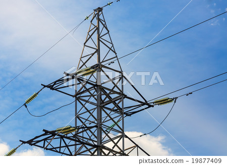 Electricity transmission pylon 19877409