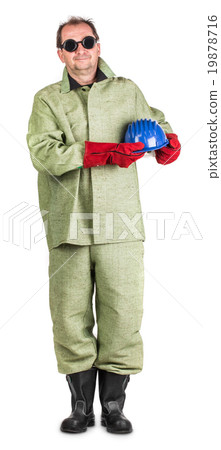 Proud welder in uniform. Proud welder in uniform. 19878716