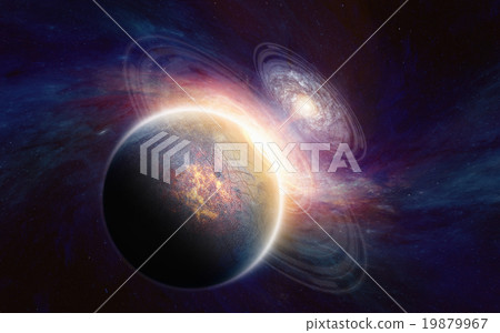 Planet in deep space Planet in deep space 19879967