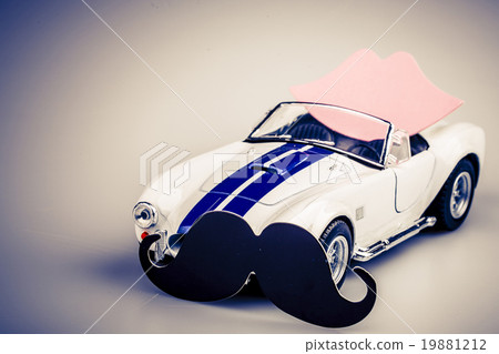 roadster with pink kiss and black mustache roadster with pink kiss and black mustache 19881212