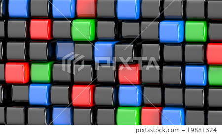 Abstract colored cubes background Abstract colored cubes background 19881324