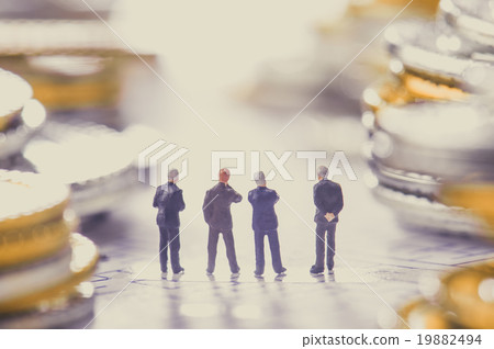 Businessmen who think that it is a maze Businessmen who think that it is a maze 19882494