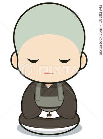 Buddhist monasticism cartoon, japanese Buddhist monasticism cartoon, japanese 19882942