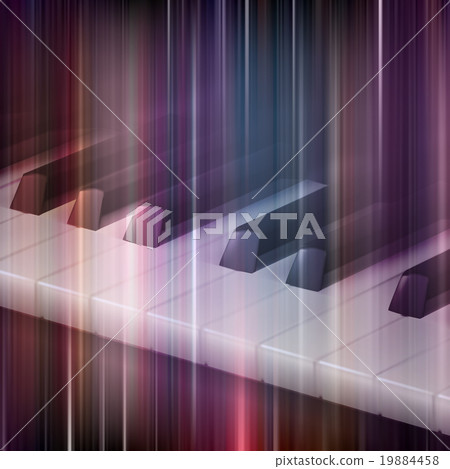 abstract grunge music background with piano 19884458