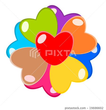 Heart vector 19886602