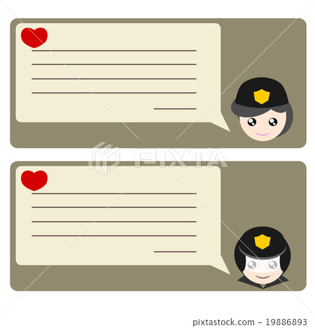 Memo from police illustration Memo from police illustration 19886893