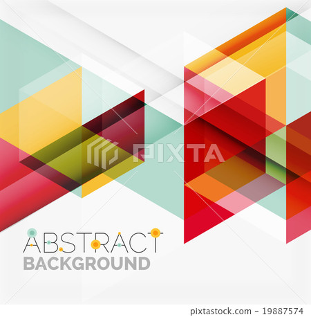 Vector triangle background - Stock Illustration [19887574] - PIXTA