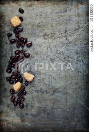 Coffee cup with beans 19888000
