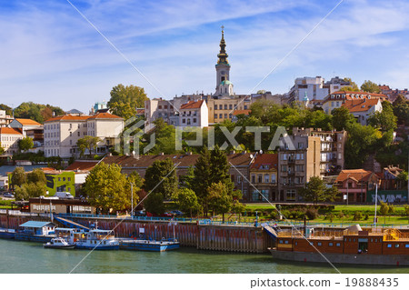 Belgrade Serbia cityscape 19888435