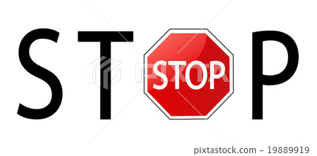Stop sign 19889919
