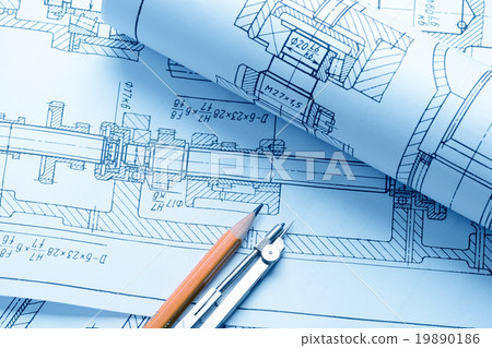 industrial drawing 19890186