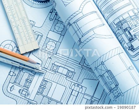 industrial drawing industrial drawing 19890187