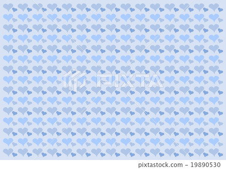 Heart pattern background material light blue - Stock Illustration ...