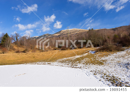 Alpine Frozen Pond - Monte Baldo Italy Alpine Frozen Pond - Monte Baldo Italy 19891455