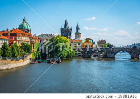 Prague ,Charles bridge 19891916