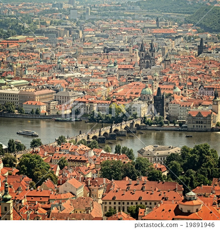 Prague ,Charles bridge 19891946