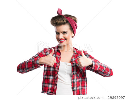 Beautiful young woman 19892097