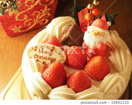 聖誕節蛋糕和聖誕樹 聖誕節蛋糕和聖誕樹 19892220