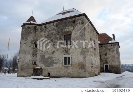 abandoned medieval castle Szentmiklos,Ukraine 19892489