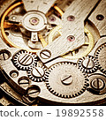 rusty mechanism in the old clock 19892558
