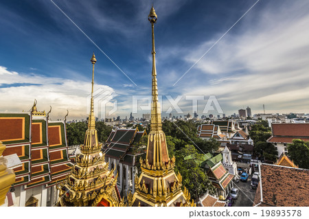Wat Ratchanaddaram and Loha Prasat Metal Palace Wat Ratchanaddaram and Loha Prasat Metal Palace 19893578